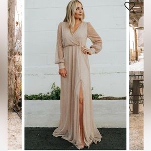 Baltic born rose gold dress
